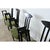 Late 20th Century Italian Vintage Set of Four Ebonized Upholstered Armchairs For Sale - Image 10 of 13