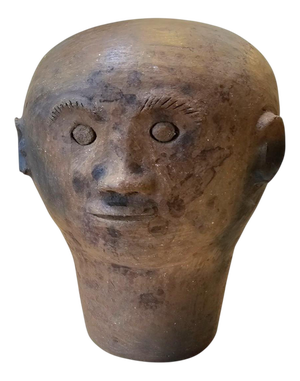 Ceramic Head Sculpture, 1970s