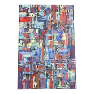 Contemporary Original Stephen Heigh Abstract Painting “Rock & Roll” 24 X 36