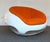 Rare pair of set of 2 resin fiberglass mid-century modern space age futurist "POD" lounge chairs armchairs by Mario Sabot....