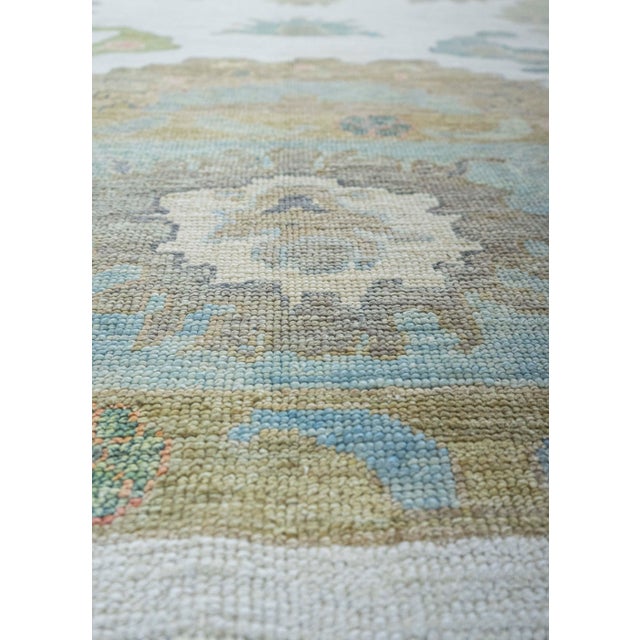Turkish Turkish Oushak Rug 12' x 15' #20398 For Sale - Image 3 of 8
