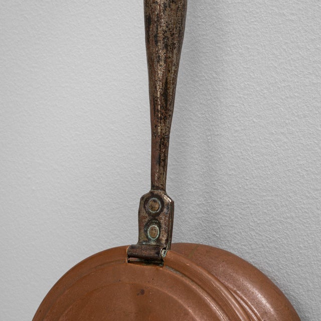19th Century French Copper Bed Warmer For Sale - Image 12 of 18