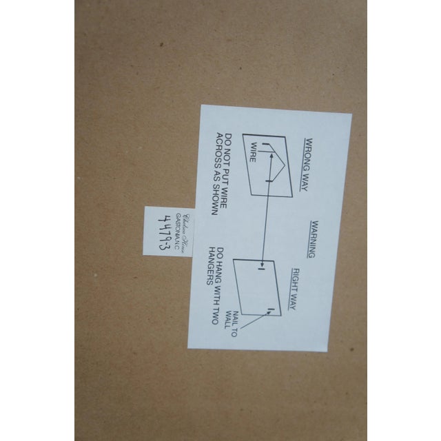 Late 20th Century Vintage Chelsea House Black & Gold Lawing Industrial Full Length Wall Mirror For Sale - Image 5 of 10