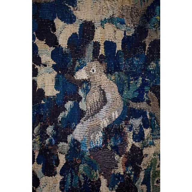 Black Baroque Forest View with Birds Tapestry For Sale - Image 8 of 12