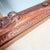 Brown Vintage Carved Wood Mirror, Rococo-Style, Hand-Finished Gilt Frame, Beveled Glass For Sale - Image 8 of 11