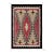 Modern Navajo Tribal Kilim Rug in Red, Beige-Brown, Off-White Geometric Pattern For Sale