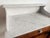 Country House Dressing Table in Wood and Marble, 1940s For Sale - Image 6 of 11