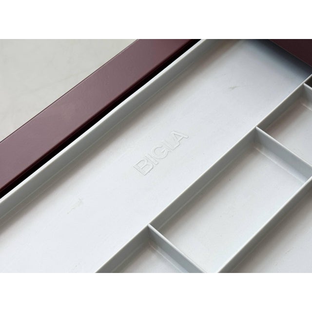 Bigla Desk in Tubular Steel with Metal Frame, 1970s For Sale - Image 5 of 18