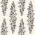 Grapevine Wallpaper by Susan Hable in Black on Cream For Sale