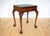 George II Chippendale Style Desk in Mahogany with Leather Top, 1920s For Sale - Image 4 of 18