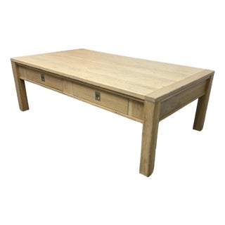 Mitchell Gold & Bob Williams Four Drawer Coffee Table For Sale