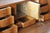 Vintage Oak Fold Down Secretary Bureau in Style of Kjærnulf, 1960s For Sale - Image 14 of 18