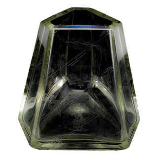 Art Deco Vase from Moser, Former Czechoslovakia, 1950s For Sale