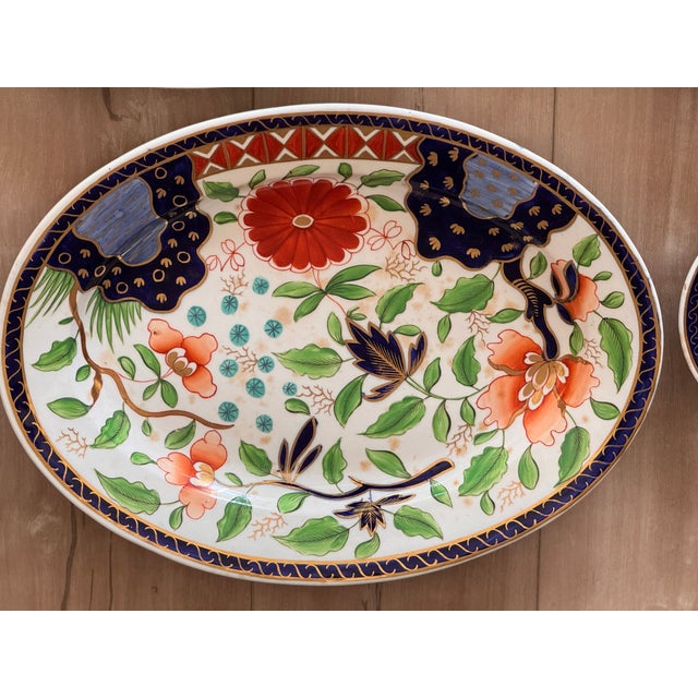 Early 19th Century English Spode Goudy Dutch China Serving Set For Sale - Image 13 of 17