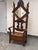 Traditional Antique Wooden Entry Hall Storage Tree For Sale - Image 3 of 12