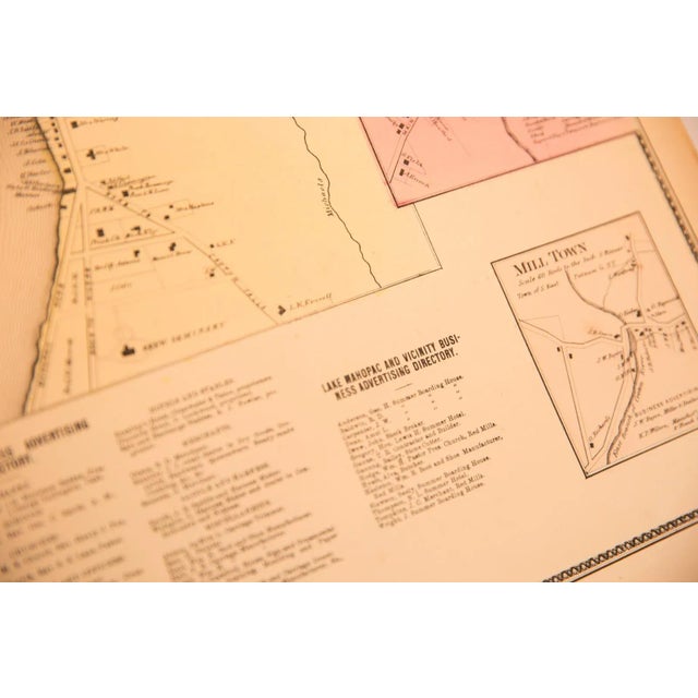 Antique Carmel NY map Chairish
