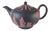 Wedgwood Black Basalt and Terracotta Teapot, 1988 For Sale