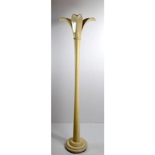 Hollywood Regency Decorative Torchiere Floor Lamp After Springer For Sale - Image 3 of 9