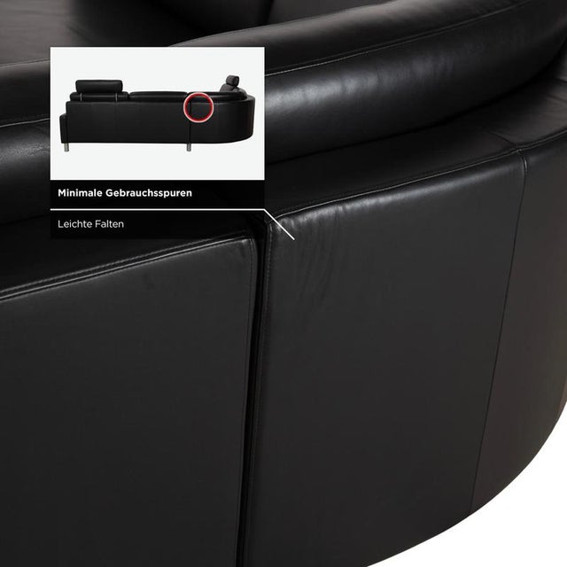 Corner Sofa in Leather from Rolf Benz For Sale - Image 12 of 18