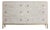 Arabesque Bone Inlay Six-Drawer Dresser - Grey by House of Jaipur For Sale