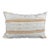 Turkish Hemp Pillow Cushion Natural Beige Rust Pillow Cushion Cover 16" x 24" For Sale