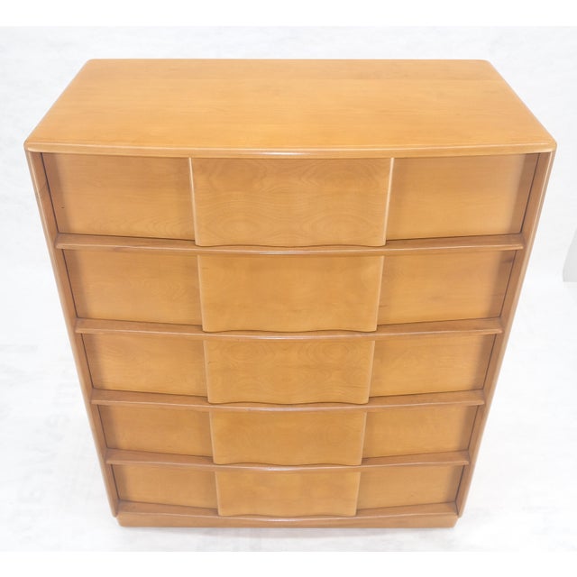 Amber Solid Birch Blond Haywood- Wakefield 5 Drawers Chest of Drawers Dresser MINT! For Sale - Image 8 of 14