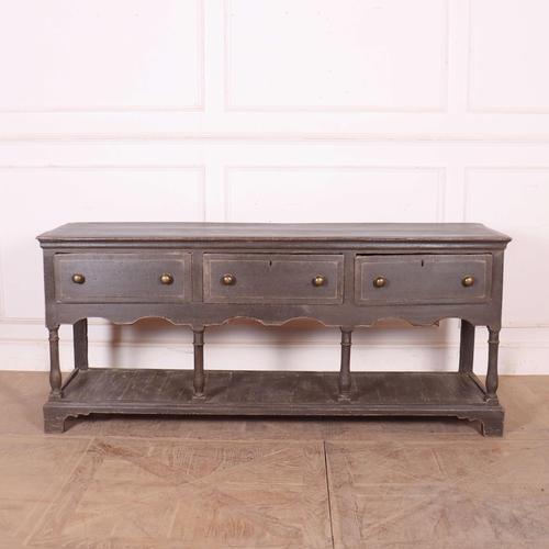 English Painted Potboard Dresser Base For Sale - Image 9 of 9