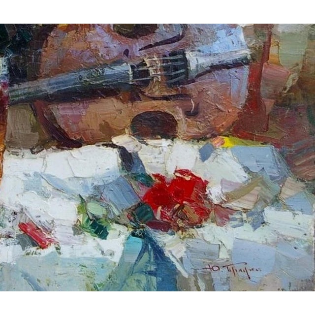 2010s Roses Still Life Oil Painting, Soviet Ukrainian Art 59-69 For Sale - Image 5 of 6