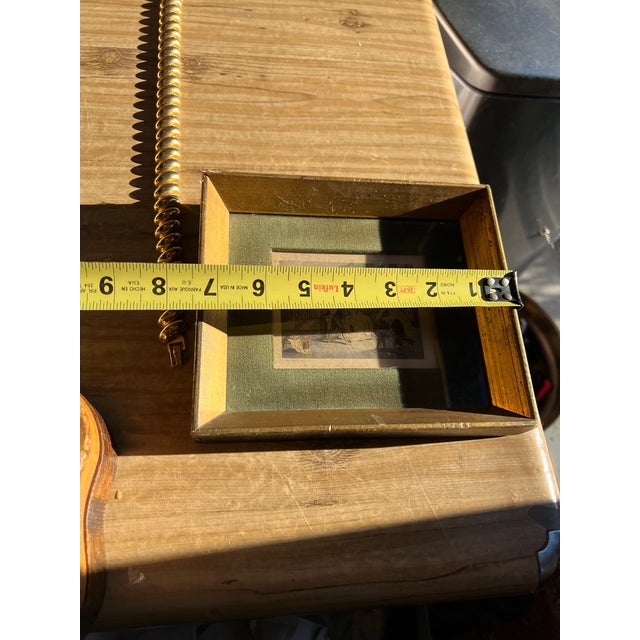 1970s Small French Framed Print, in Nicolas Lancret Style For Sale - Image 4 of 7