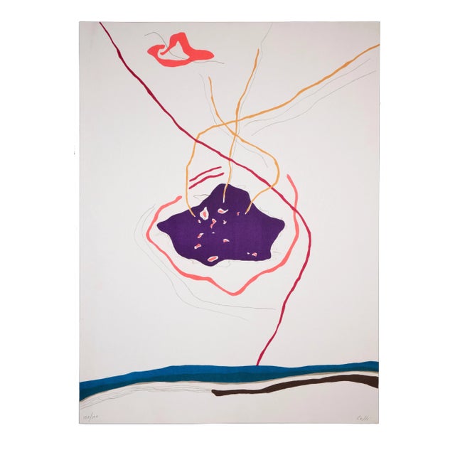 Claudio Celli, Vulcan, Original Lithograph, 1970 For Sale