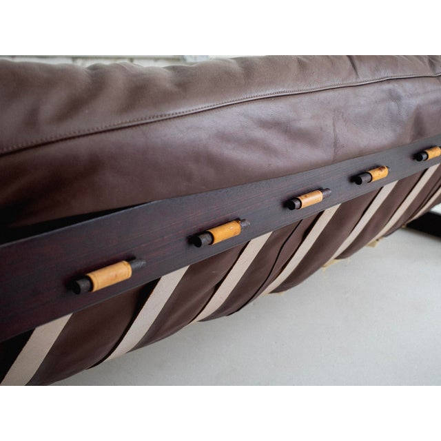 Mp-97 Tufted Leather Sofa by Percival Lafer For Sale - Image 9 of 12