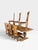 Antique Elizabethan Jacobean Style Oak Refectory Dining Table and Chairs, 1900, Set of 7 For Sale - Image 3 of 18