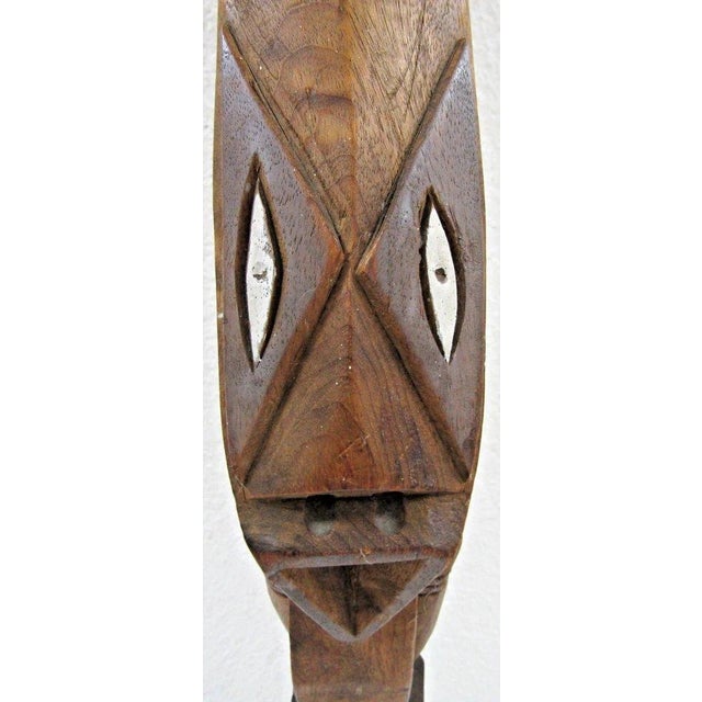 Antique West African Voodou Folk Art Hand-Carved Wooden Papa Legba Sculpture For Sale - Image 10 of 15