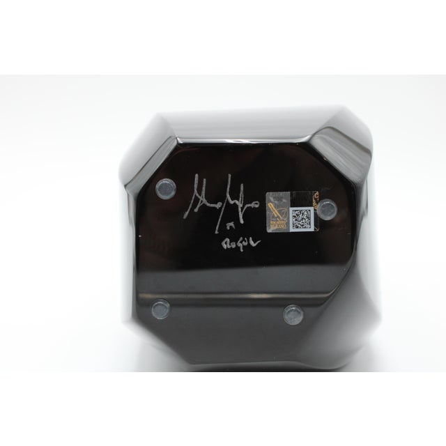 Vela Giant Black Murano Vase For Sale In Los Angeles - Image 6 of 6