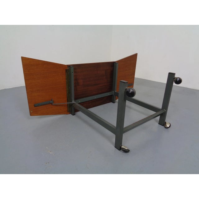 Danish Extendable Architect Table from Elmo, 1960s For Sale - Image 12 of 18