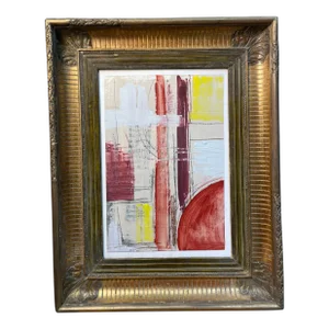 18th Century French Frame With Modern Contemporary Art