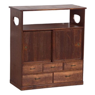 Small Antique Japanese Chest of Drawers For Sale
