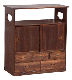 Small Antique Japanese Chest of Drawers