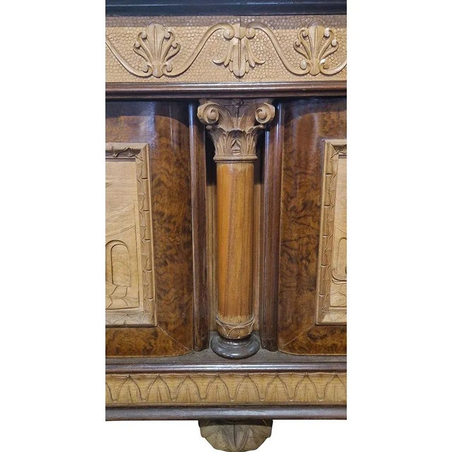 Empire Style Sideboard with Stand, Italy, Early 20th Century For Sale - Image 4 of 11