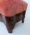 Late C.1870's-C.1910's Victorian "A. P. Stevens," Custom Burl Wood Ottoman With Chenille Textile For Sale - Image 9 of 13