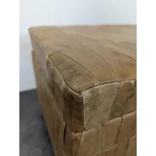 Storage Ottoman in Patchwork Leather from de Sede For Sale - Image 5 of 7