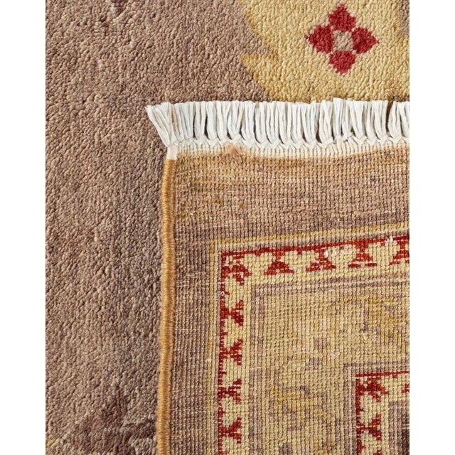2000 - 2009 Eclectic, One-of-a-Kind Hand-Knotted Area Rug in Beige, 9' 4" x 12' 2" For Sale - Image 5 of 8