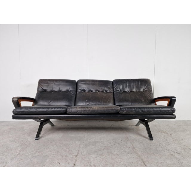 Mid-Century Sofa attributed to Carl Straub, Germany, 1960s For Sale - Image 4 of 11