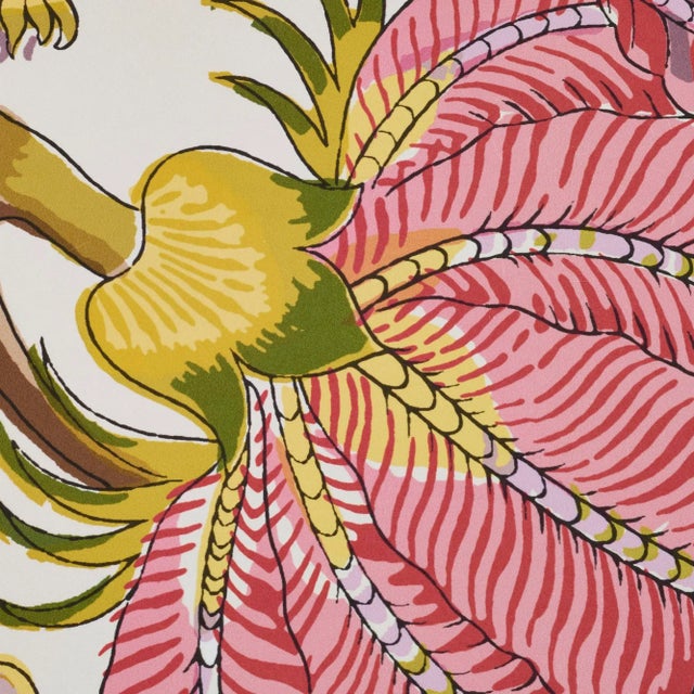 Schumacher Indian Arbre Wallpaper in Spring (8 Yards) | Chairish