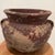 Antique Rustic Double-Handled Large Terracotta Planter/Vessel Earthy Red and Cream Patina For Sale - Image 11 of 12