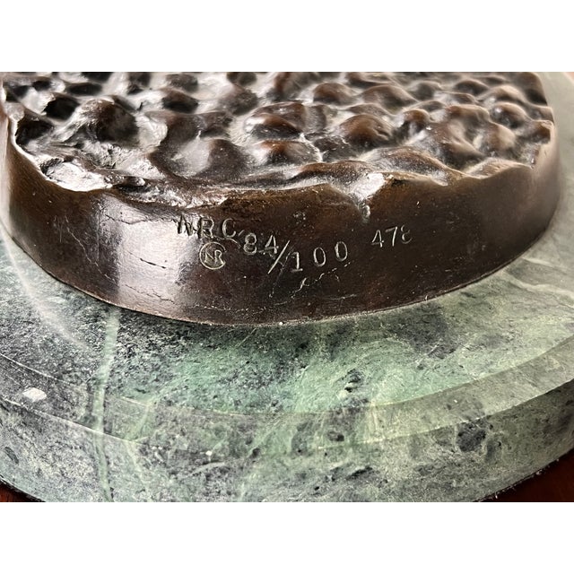 Bronze 1970s After Frederick Remington “Trooper of the Plains” Lost Wax Bronze Sculpture 1909 For Sale - Image 8 of 10