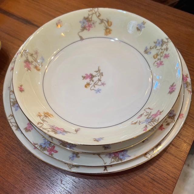 1960s Jean Pouyat Limoges Porcelain Dinnerware - 96 pcs For Sale - Image 11 of 12