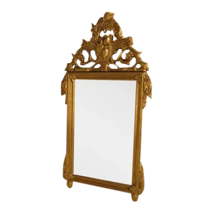 Friedman Brothers #6343 Small Gold Carved Beveled Mirror