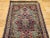 19th Century Persian Kerman Lavar Rug, Handwoven Floral Pattern, Ivory & Burgundy, 2’ X 3’ For Sale - Image 4 of 10