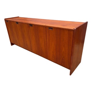 1960s Moreddi Teak 4 Door Credenza/ Buffet For Sale